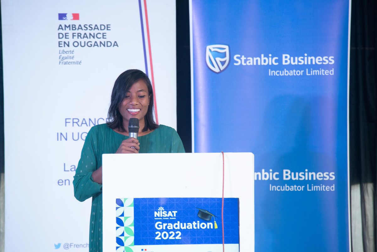This project was designed to
meet the needs of Uganda in terms of unemployment
This is why the <a href="/FrenchEmbassyUg/">France in Uganda 🇫🇷🇺🇬</a> together with @SBILIncubator, have worked to structure @NISATUG, to promote the sectors of agroecology and ecotourism

#NISATGRAD2022