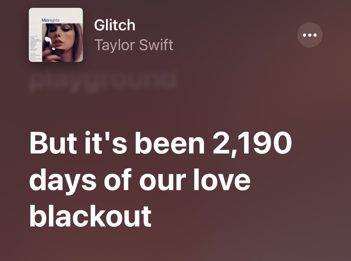 Taylor Swift - Glitch (Lyrics)