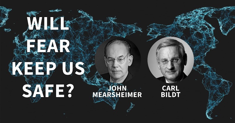 HolbergPrize's tweet photo. We are very pleased to announce the 2022 Holberg Debate on 1 Dec. Prof. John J. Mearsheimer and @carlbildt will discuss how the current geopolitical crises will impact the global security order. 

#Ukraine #Russia #China #NATO #Deterrence 
@UiB @UChicago @UChicagoSSD @moderaterna