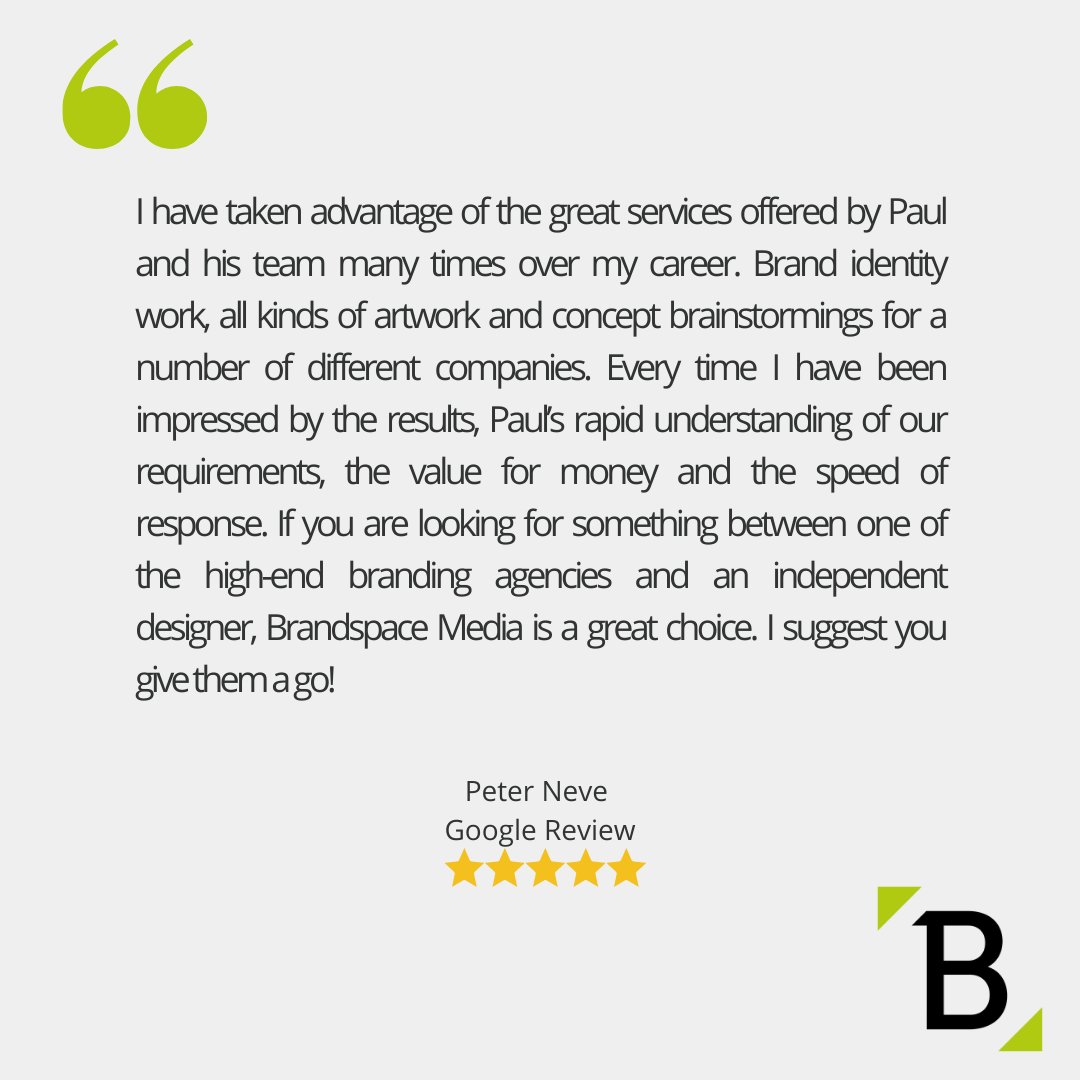 BrandspaceMedia's tweet photo. Thank you Peter for the wonderful review; we have thoroughly enjoyed working with you over the years.

https://t.co/FiCSl8QBD3

#customercare #customerservice #branding https://t.co/qTV7LB8chA