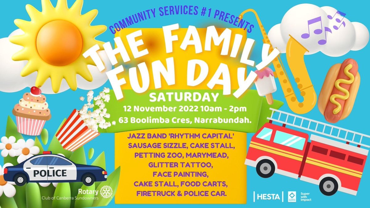 CS1Canberra's tweet photo. 📢 Put 12 November in your diary people! This is a fun day not to be missed.
#cs1events #familyfunday #familytime #communityspirit #communitysupport #canberralocals #canberracommunity #ngunnawalcountry #connections #communityfete #eventscbr https://t.co/bGi6pV080I