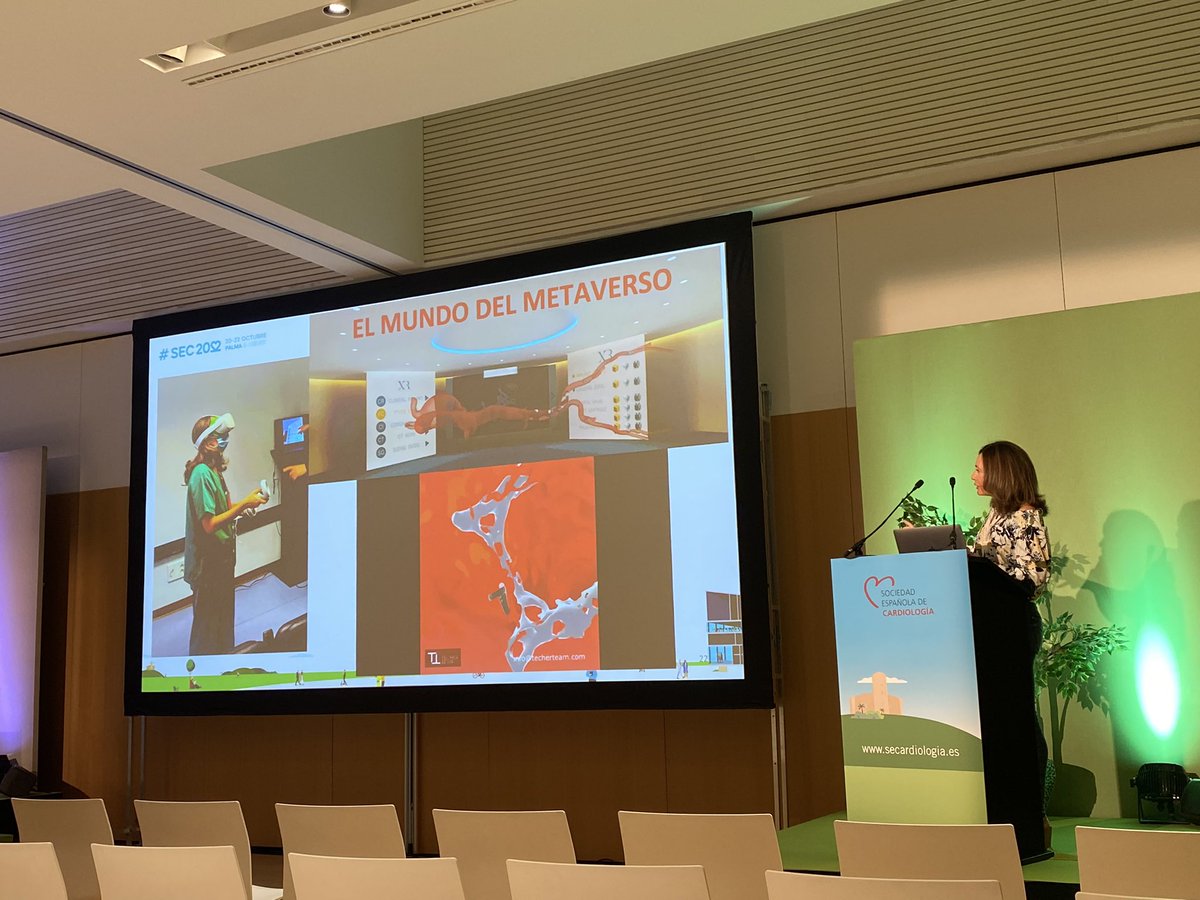rafaelglezm's tweet photo. Empezando el segundo día de #SEC22 con un interesante simposio sobre tecnología en Cardiología 🫀🕹⌚️ @OjedaOjeda18 nos pone al día sobre innovaciones en Cardiología intervencionista @Cardio_HURS @shci_sec @MPAOSS https://t.co/1yzt6n46OF