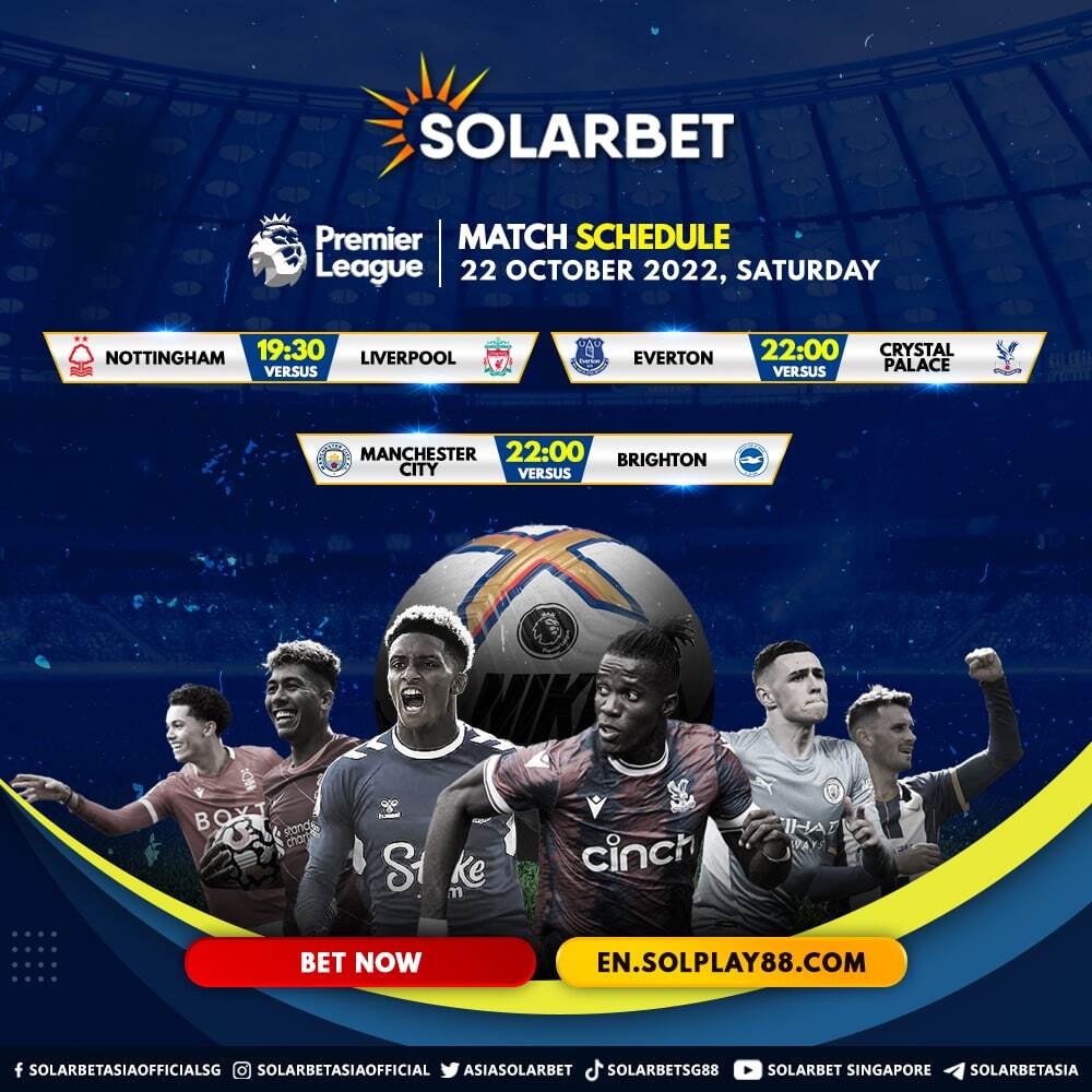 AsiaSolarbet's tweet photo. Blockbuster Matches this weekend in English Premier League!⚽️
#WBET #CMD368 #TBSBET #M8BET
BET HERE: https://t.co/7mo6TqPF1c
#solarbet #freecredits #casino #onlinecasino #casinosg #freecredits #free #onlinecasinosingapore #singapore #sportsbetting https://t.co/KJiqzIgIdZ
