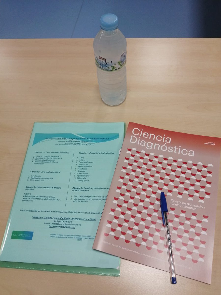 SictessHCB's tweet photo. Texto: Curso "principios básicos para publicación en revista científica". Impartido por Ivan Verdera. Presidente del comité científico de la revista "CIENCIA DIAGNÓSTICA". https://t.co/AmozeI6ZBG