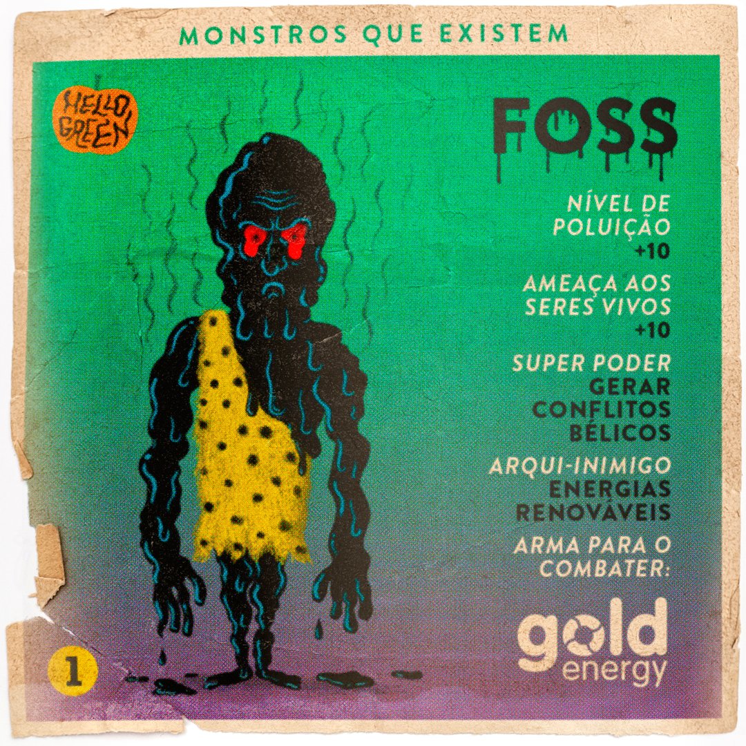 GoldenergyPt's tweet photo. 🎃 O #Hellogreen aproxima-se e é tempo de falar de criaturas malignas, monstros que existem😱. O primeiro suspeito habitual é Foss, ou Fóssil, para os seus inimigos.
Entra nos nossos carros e escapa através dos nossos tubos de escape
Junta-se à @GoldenergyPt na caça aos monstros? https://t.co/gjEI2HEnWj
