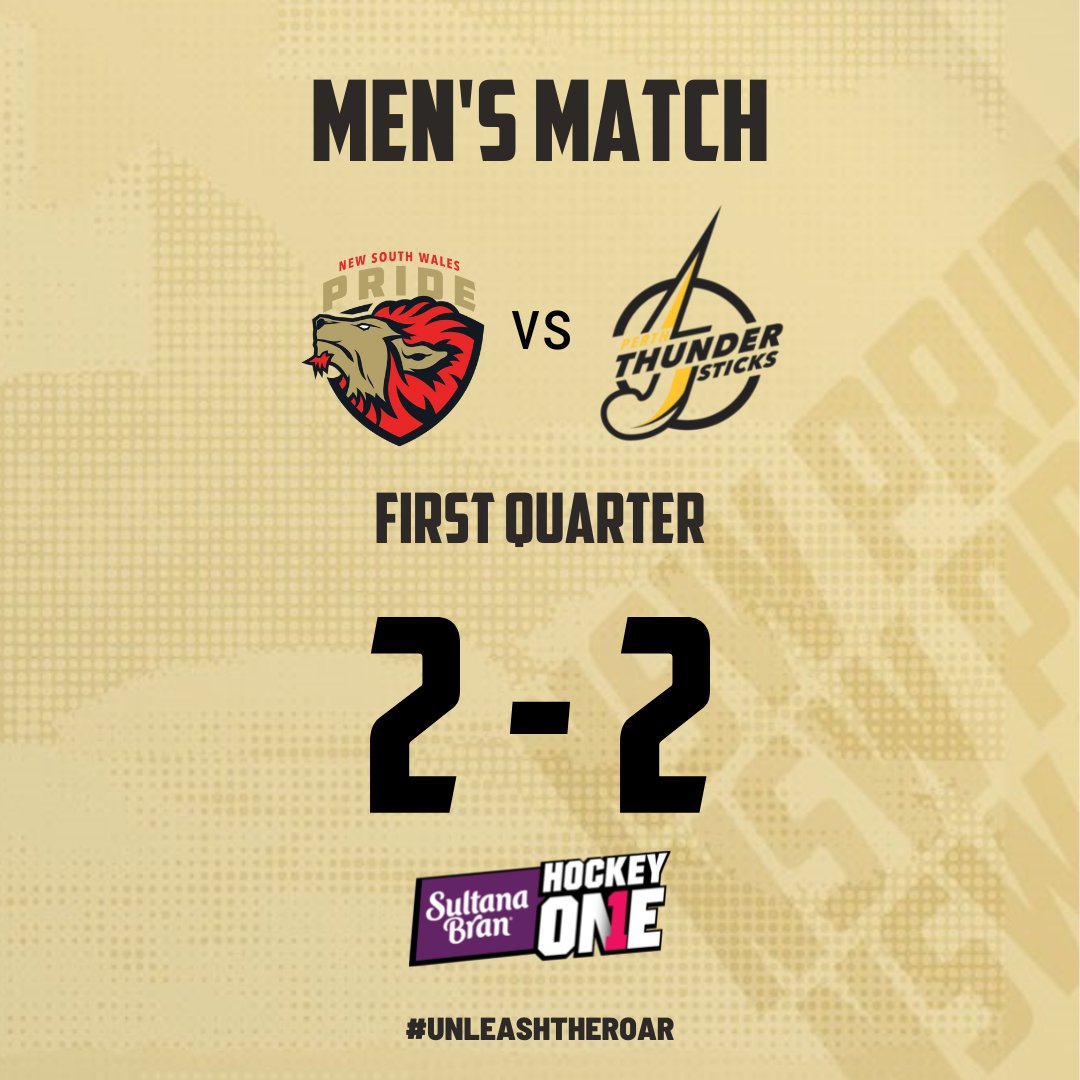An exciting start to the top of the table thriller against Perth Thundersticks #hockeyone #unleashtheroar