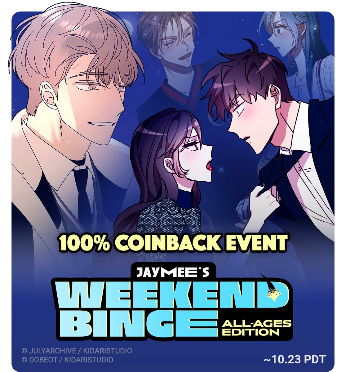 LEZHIN COMICS on Twitter "Who's ready for the weekend?😎 Get 𝟭𝟬𝟬𝘾𝙊𝙄𝙉𝙎