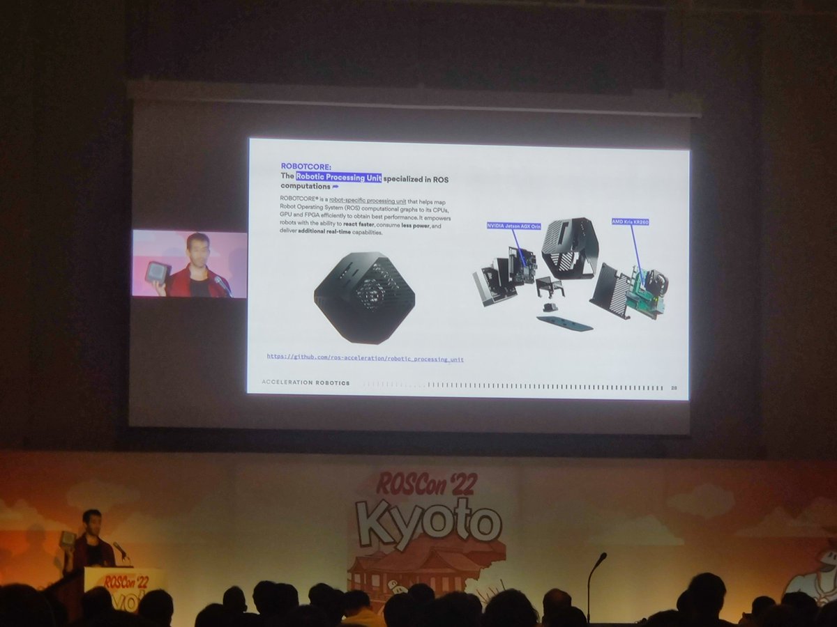 A very interesting talk about Hardware Acceleration by Victor of Acceleration Robotics. It seriously has the potential to revolutionize robotics industry.
#ROS #ROSCon #ROSconJP #Robotics
