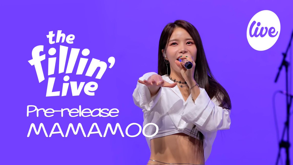 itsLIVEofficial's tweet image. [it’s Live] 마마무 (MAMAMOO) - “the Fillin' Live” Pre-release
2022.10.21.Fri. 8PM (KST) COMING SOON

▼Check out on &amp;lt;it’s Live&amp;gt; YouTube #Shorts▼
#솔라 #LIEC 
❤bit.ly/3CUW1gC❤

#잇츠라이브 #itsLive