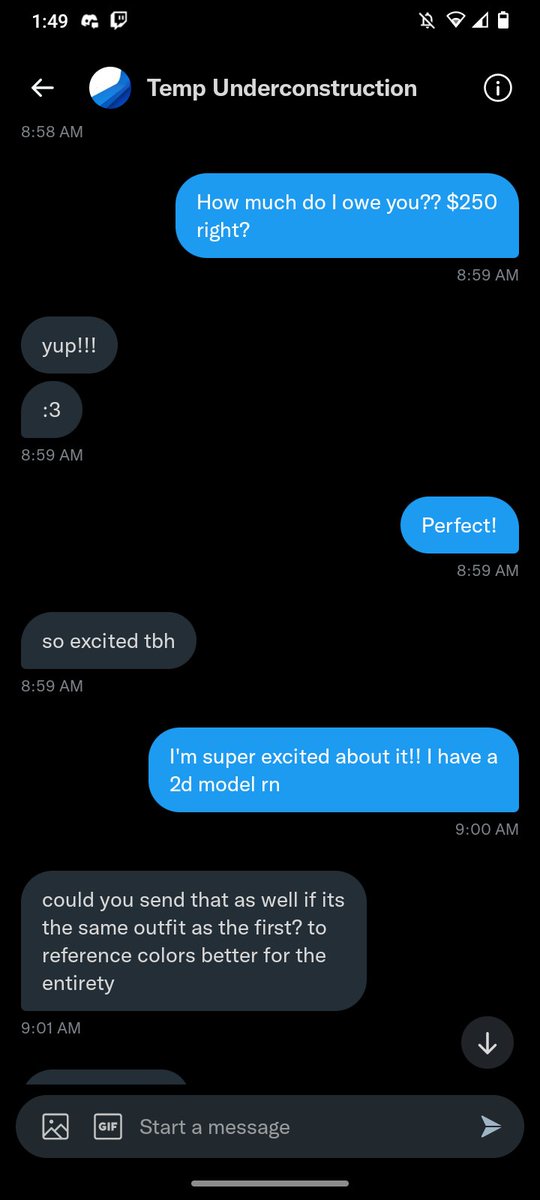 Mommy_Strawbs's tweet photo. Finding out I got scammed out of $250 by an artist today was not something I wanted to hear! Please be careful who you commission,I paid for it in January and they gave me so many excuses/delays and I let it happen which I shouldn't have(1/2) #vtubers
Watch out for yuwiedesigns https://t.co/reFON50TGf