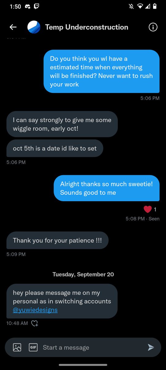 Mommy_Strawbs's tweet photo. Finding out I got scammed out of $250 by an artist today was not something I wanted to hear! Please be careful who you commission,I paid for it in January and they gave me so many excuses/delays and I let it happen which I shouldn't have(1/2) #vtubers
Watch out for yuwiedesigns https://t.co/reFON50TGf