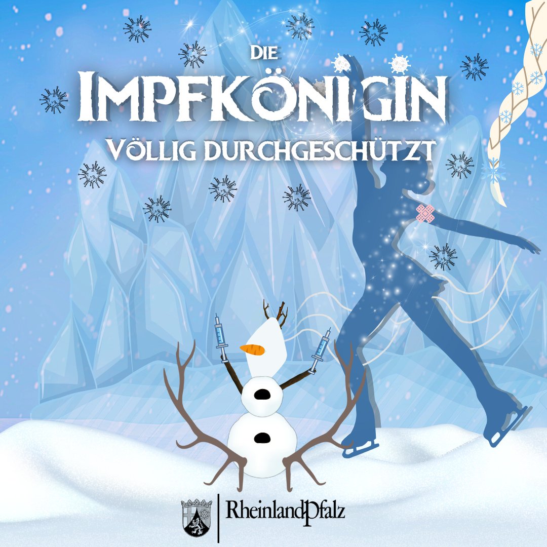Die kalte Jahreszeit kann der #Impfkönigin nichts anhaben: Jetzt den #Corona-#Impfschutz auffrischen und gleichzeitig gegen #Influenza mitimpfen lassen. 💪