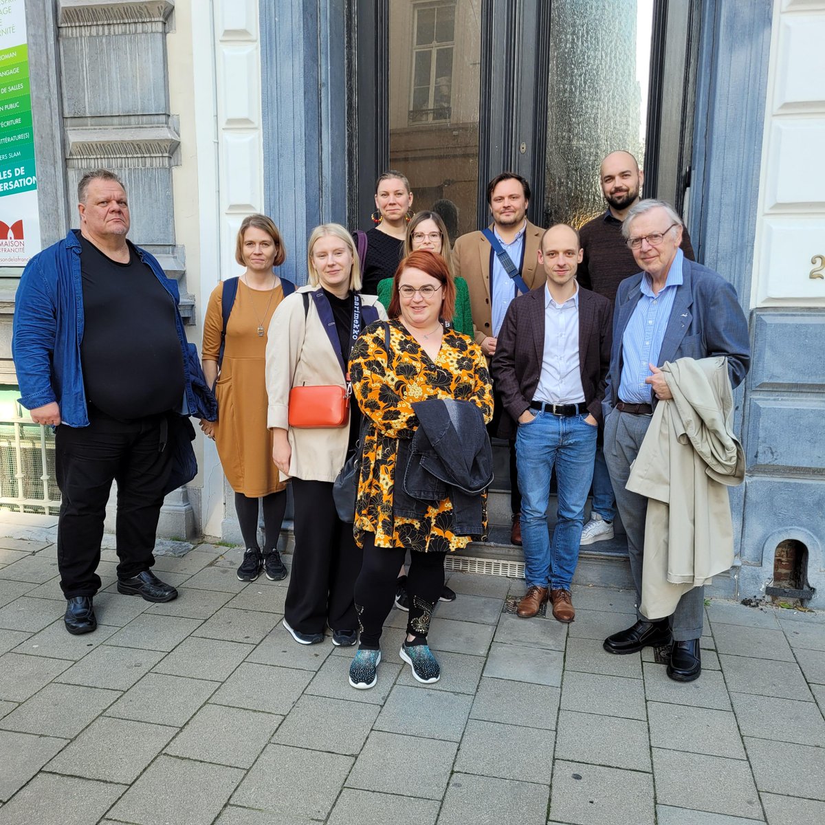 G1000org's tweet photo. What a pleasure to welcome our friends from @SitraFund with expert Christoph Niessen. Thank you for sharing your vision on participation. Enjoy the rest of your visit in Brussels.

@EerselsBen https://t.co/oN42vHEx64