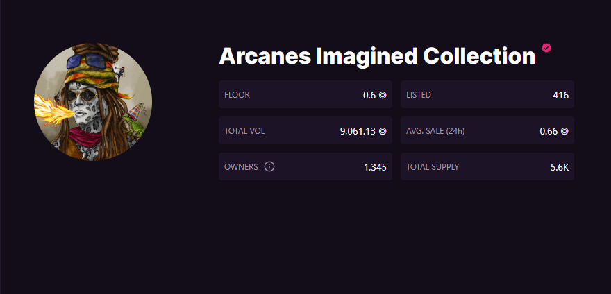 DeadgensFTW's tweet photo. Hello Arcanes

Digging the vibes of that little pink tick at the corner of our collection name...

Steadily sitting above mint price for more than 3 weeks...building a community of believers...arcanOS coming soon!!

Almost 70%+ NFTs staked... @trippinapes collab drop soon... https://t.co/pNw60oEzON