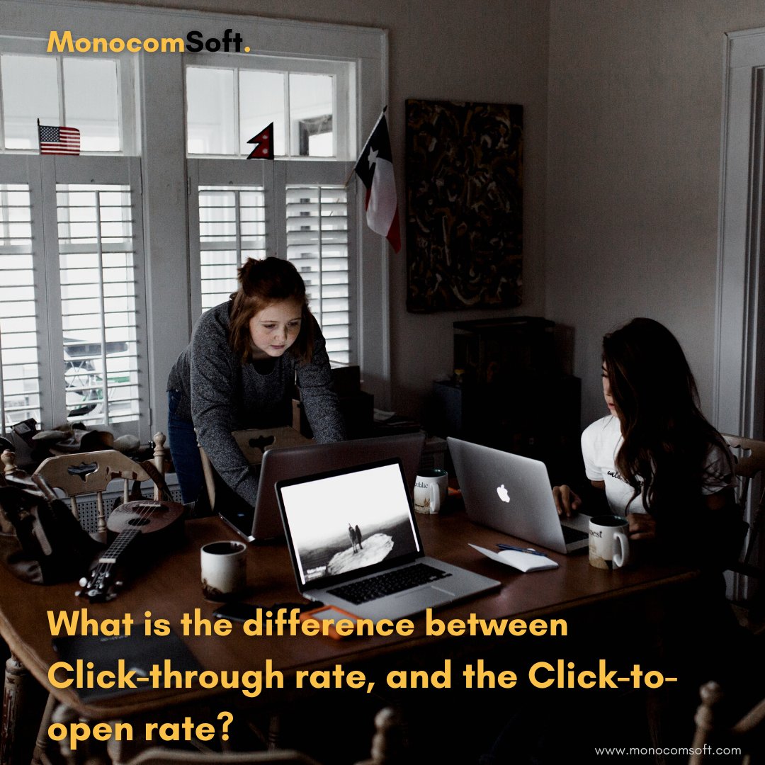 Recipients who clicked on link in the email, out of all recipients who received the email are known as the #Clickthroughrate and #Clicktoopenrate: Recipients who clicked on a link in the email, out of all recipients who opened the #email.

monocomsoft.com

#emailextractor