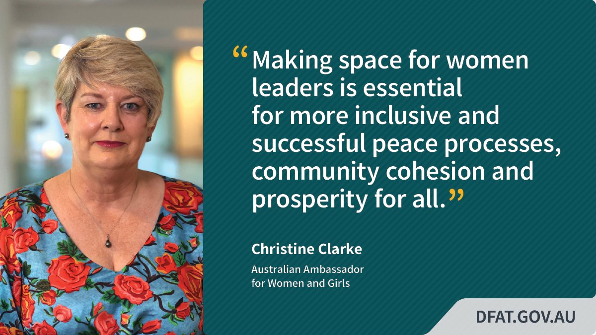 Gender equality and women’s empowerment are priorities for Australia. Through our partnership with @UN_Women, and the work of @AusAmbGender, Australia is working to advance women's leadership, promote women's economic empowerment, and protect women’s and girls’ human rights.