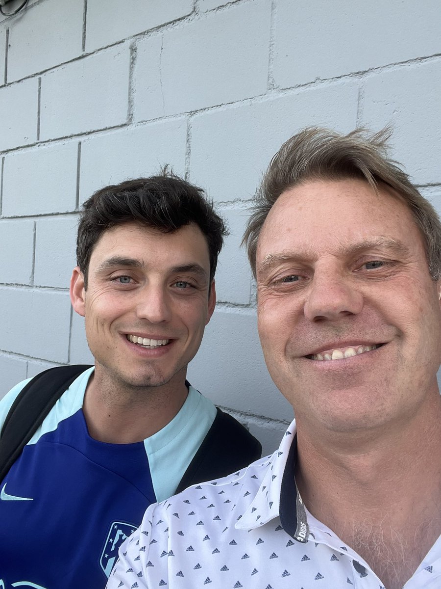 coacheklund's tweet photo. Spännande dagar med Atletico Madrid när SEF:s utvecklingschefs utbildning avslutades. Fick ett snack med Fabio Futre son till legenden Paulo Futre och är ungdomstränare i Atletico. Många nya intryck som Dahlberg/Eklund tar med sig tillbaka till Helsingborgs Akademi https://t.co/vwinYTYOtG