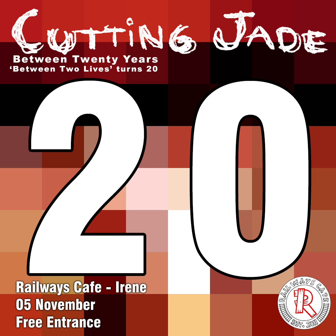 The breakthrough album 'Between Two Lives' turns 20!
Come celebrate with us at Railways Cafe as we play the whole album and other hits live.
Saturday 05 November, venue open all day, band starts at 18h00 - FREE ENTRANCE

Event link:
facebook.com/events/7913317…