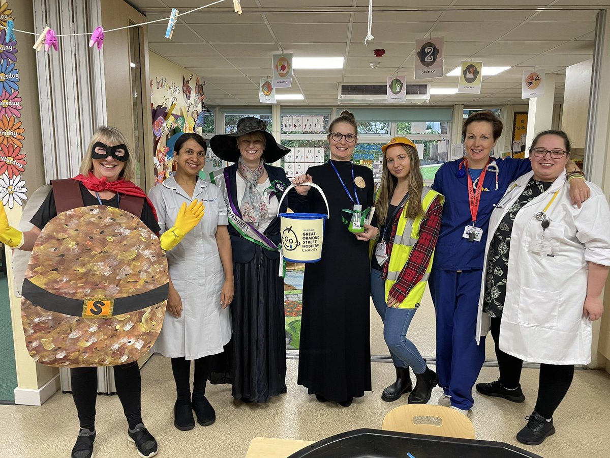 churchfieldsinf's tweet photo. What a great day! It’s Hero Day at CIS. We are collecting money for @GOSHCharity which has special importance for us in school at present. The children and staff look amazing dressed as inspiring heroes. https://t.co/no5UlXOyNx