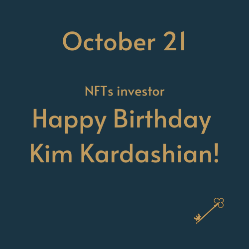 NostraProject's tweet photo. NFTs investor
Happy Birthday Kim Kardashian!

Be the one to grab the Astral Key for your Birth Date now -> https://t.co/bDX2xLJhkS

#NostradamusProject #nfts #nftart #nftcommunity #nftcollector #cryptoart #art #ethereum #opensea #nftcollectors #blockchain https://t.co/t7Bp162l9V