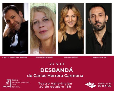 autenticoteatro's tweet photo. .@centrodramatico #23SILT #Lecturasdramatizadas #Desbandá @cherrerateatro @bbserredi 1 relato durísimo s/ asesinato miles civiles en 2/1937 carretera Málaga a Almería,huyendo tropas franquistas.ESTUPENDOS @alba__loureiro (madre con bebé muerto en brazos) y #MarioSanchez (farero) https://t.co/tV2lu2a45D