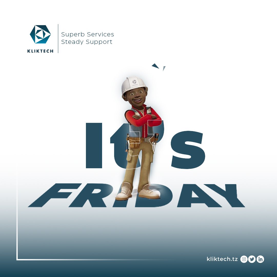 KliktechTz's tweet photo. Thank God It's Friday🚀

#KliktechTz  #Friday https://t.co/tCuH6LDt99