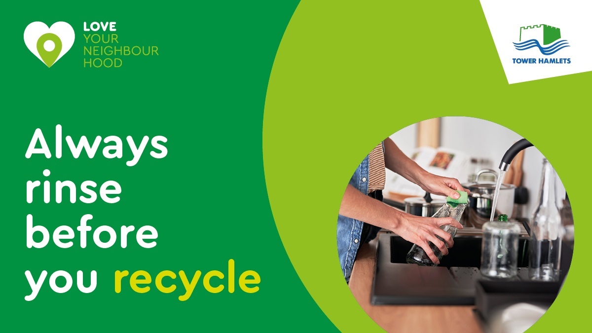 This #RecycleWeek and beyond, remember to always rinse out containers before you recycle – whether they be from the bathroom or kitchen. ♻️ This avoids contamination and provides high quality materials to be recycled! More information: orlo.uk/JRPZ4
