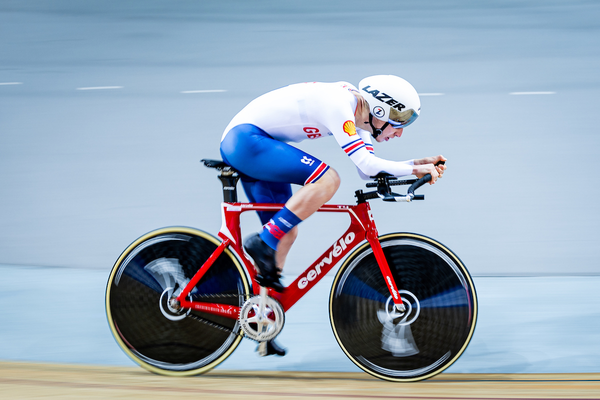 BritishCycling's tweet photo. Another final for Great Britain!

@RyanTay93 qualifies 6th in the men's C2 1km time trial to bag a place in tonight's medal final 👏

#SQY2022 https://t.co/Ae3Z7hdjja