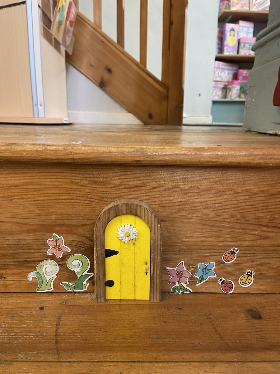 PaperboundMag's tweet photo. How cute is this fairy door spotted in Tenby bookshop from our #PaperBound writing retreat recently? https://t.co/LV3mktiQcw