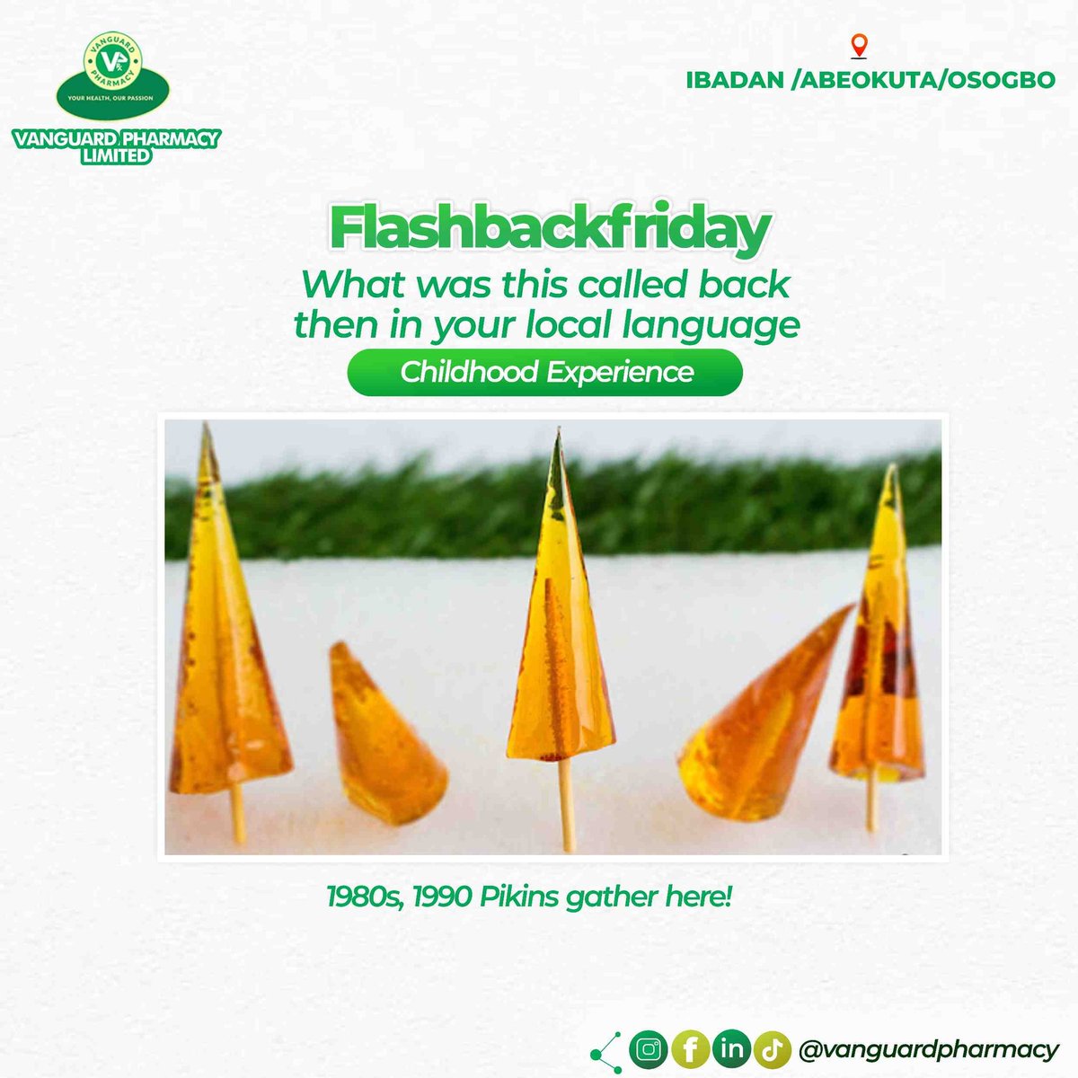 VanguardPharm's tweet photo. 𝐖𝐡𝐚𝐭 𝐰𝐚𝐬 𝐢𝐭 𝐜𝐚𝐥𝐥𝐞𝐝 𝐢𝐧 𝐲𝐨𝐮𝐫 𝐥𝐨𝐜𝐚𝐥 𝐥𝐚𝐧𝐠𝐮𝐚𝐠𝐞🤗🤗

Drop your answers in the comment section 

#Flashbackfriday 
#vanguardpharmacy 
#Nigeria
#localsweets 
#shoppingmall https://t.co/g5rl4s7y4R