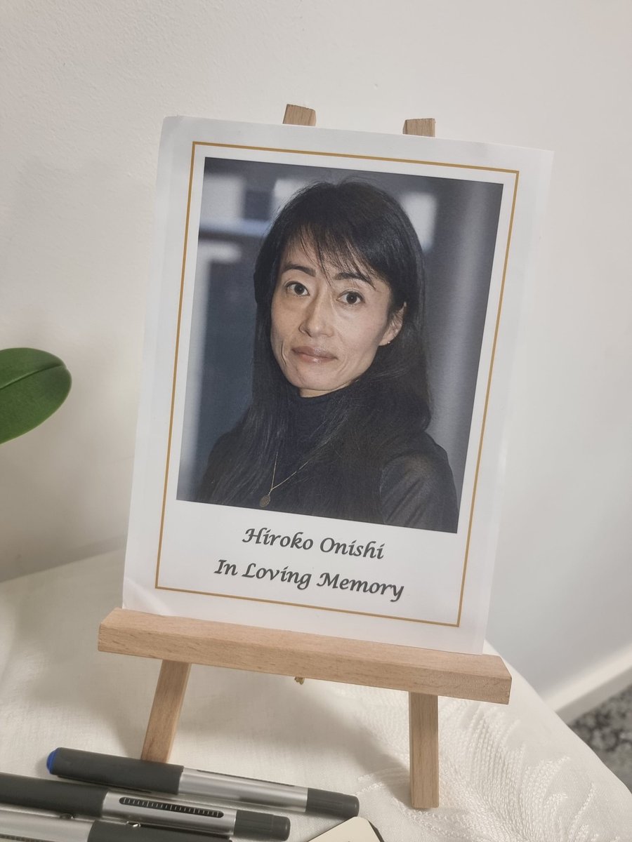A condolence register has been opened for our dear departed colleague and lecturer, Dr Hiroko Onishi. You can find the register at 3rd floor Mandela, Law School. #roehamptonlawschool