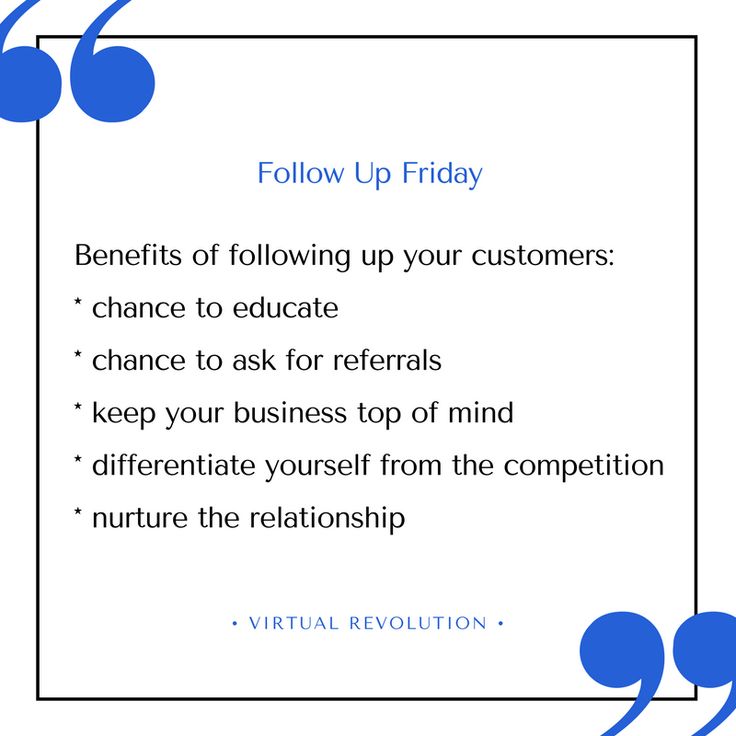 Have you got anything to follow up today to round off your week?
#followupfriday #businessgrowth