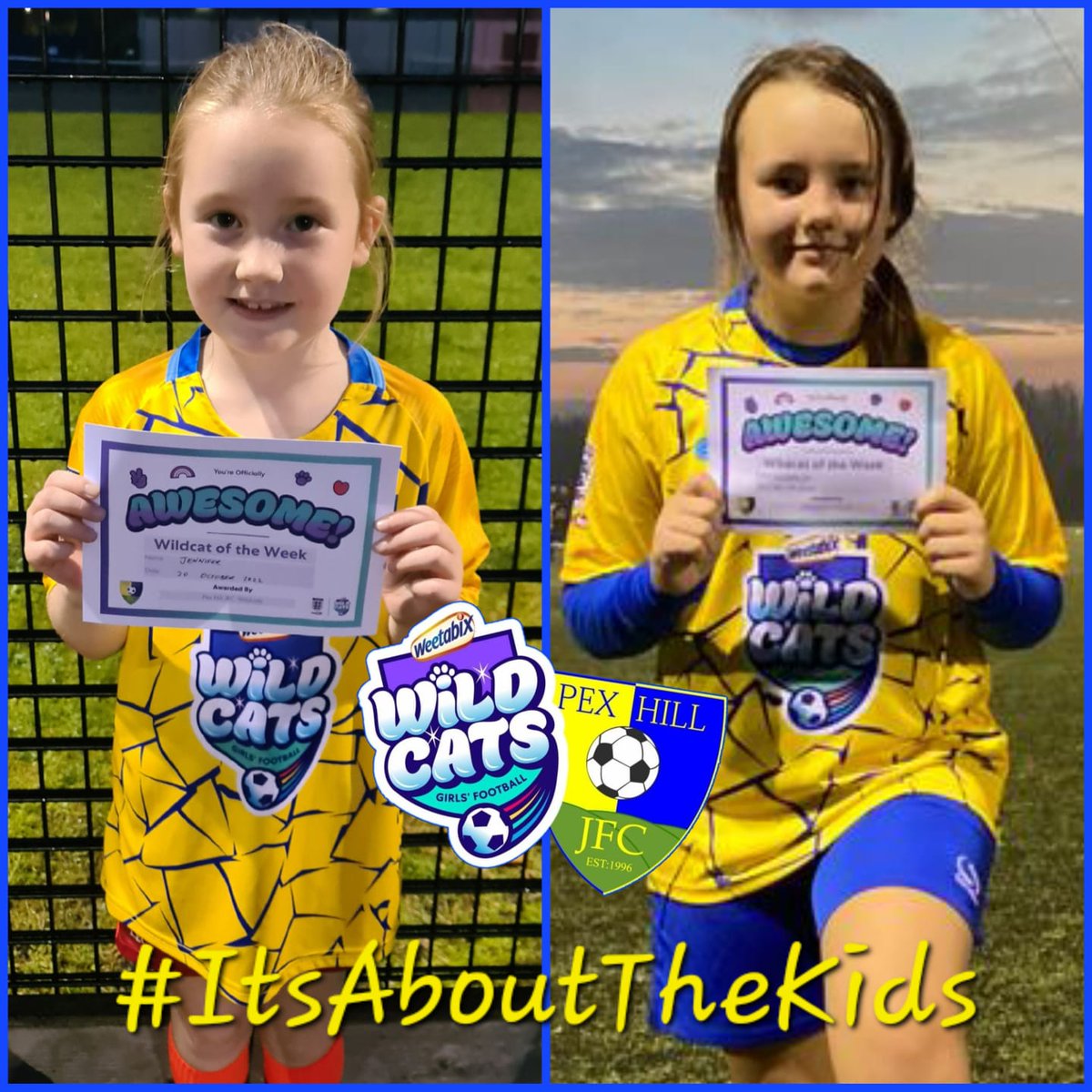 JfcPexhill's tweet photo. Well done to last night's #WildcatsOfTheWeek , great attitude 👍⚽️👍
#GirlsFootball #GirlsFootballWidnes #Widnes #Halton #PexHill #PexHillJFC
#Wildcats #WeetabixWildcats https://t.co/jLDW5IgzgH