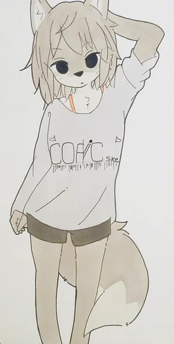 初期のアナログで描いたやつがかなり似てるの謎すぎる 