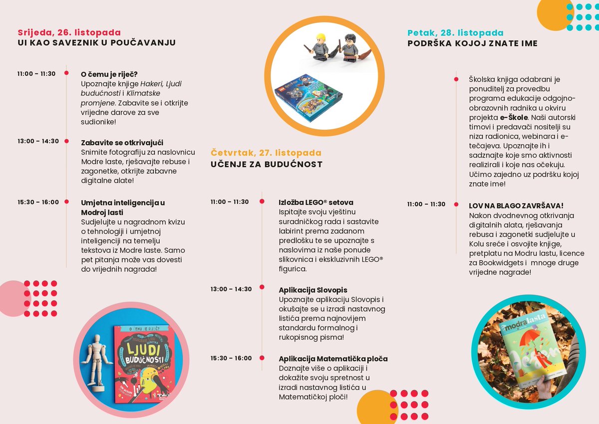 Vidimo se u Šibeniku na izlagačkom mjestu Školske knjige! 😎💻
#CARNET_CUC