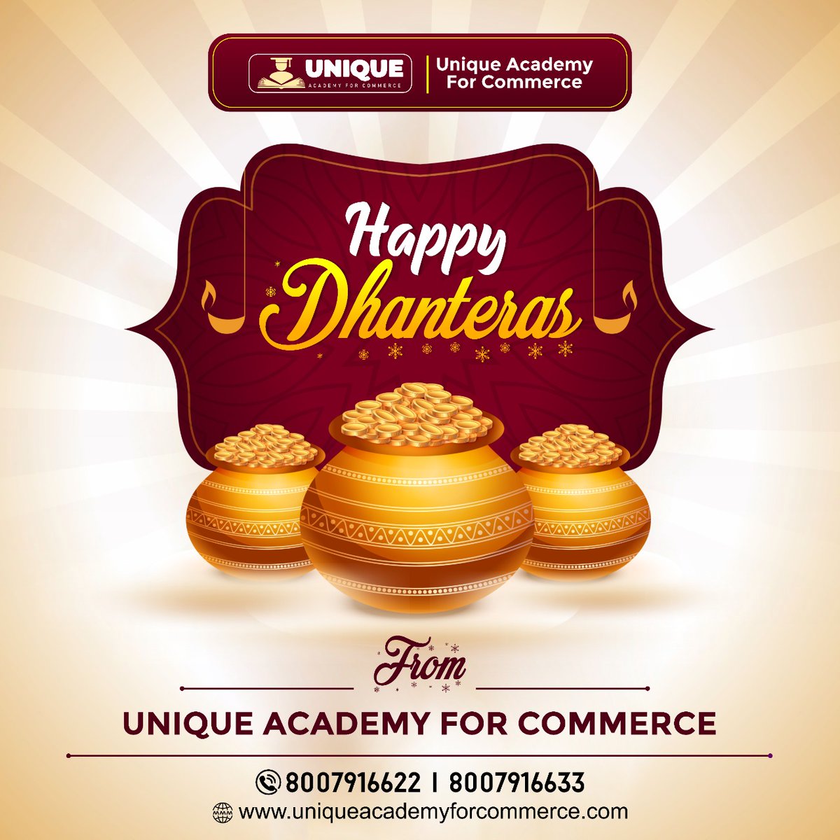 UniqueAcademy8's tweet photo. 🏮🏮🪔Wishing you a beautiful festive season on Diwali on behalf of Management of UNIQUE ACADEMY for Commerce🪔🪔
🪔You thoroughly enjoy this wonderful time with your friends and family and have a festive blast!🪔
🪔Thank you.🎆🪔
#diwali #india #festival #happydiwali #diwaligift https://t.co/QhJv8CZwRl