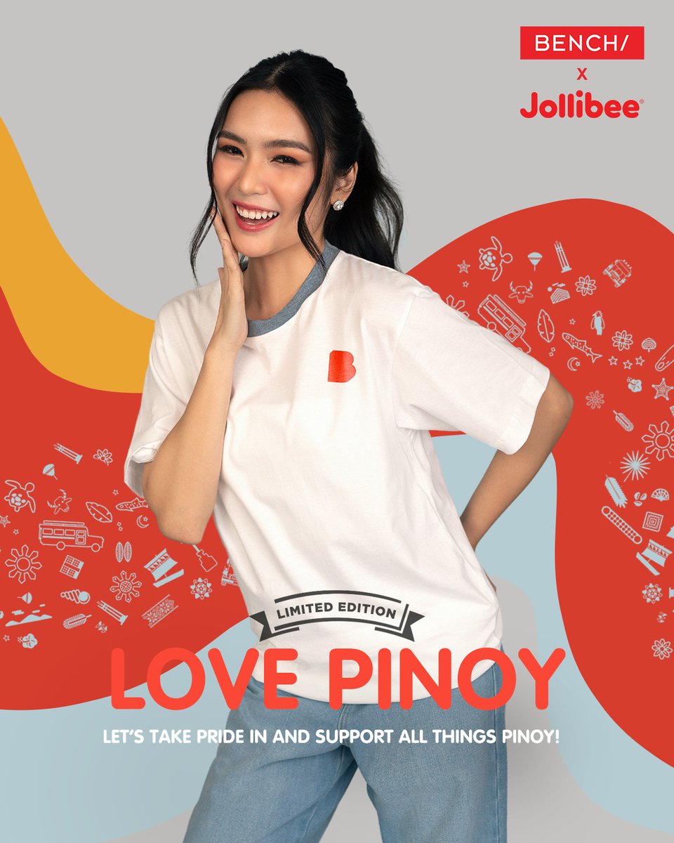 Wear your LovePINOY pride with our newest collaboration with the country's 1 fast food chain