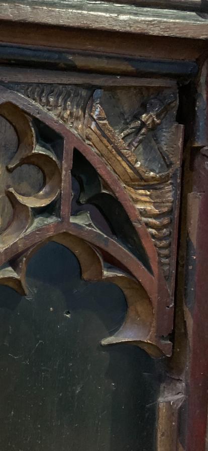 JudithE16448334's tweet photo. Medicinal plants painted on a medieval rood screen at Crowland Abbey.. https://t.co/42ItbtuhCv