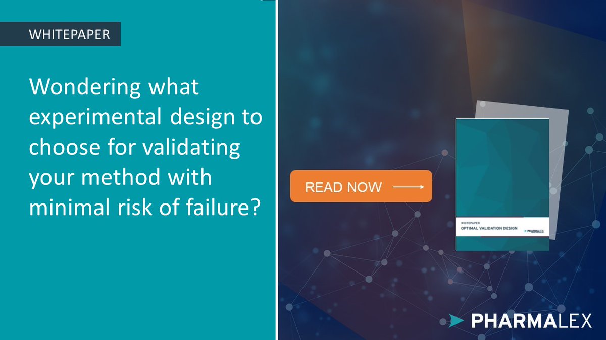 PharmaLexGLOBAL's tweet image. #OptimalValidationDesign // Wondering what experimental design to choose for validating your #analyticalmethod with minimal risk of failure? Our software can tell you just that in a second.  
 
💡Read our latest #whitepaper to find out more: lnkd.in/d8q_pQWk

 #statistics