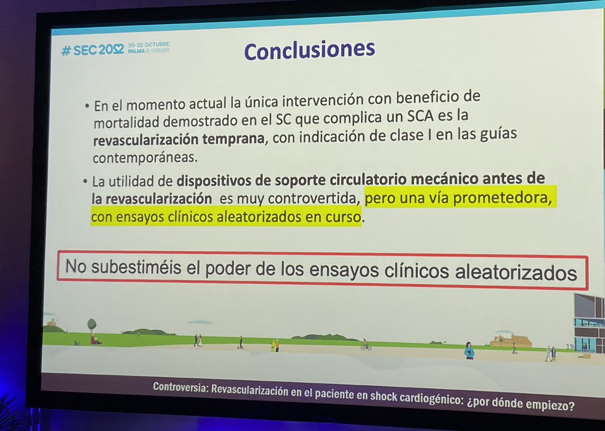 LPernasett's tweet photo. #controversy  #hemodinamicsupport #angioplasty first. #individualizar En #shockcardiogenico poca evidencia de calidad.  Observaciónales más actualizados, práctica diaria pero ...  dice @PabloAvanzas ...  #SEC22 @shci_sec https://t.co/kDpL4BVlQm