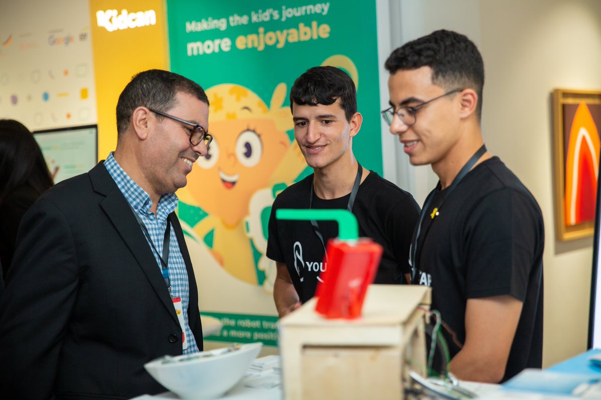 OrangeMaroc's tweet image. Sous le thème de “Tech4Good” et pour une première édition au Maroc 🇲🇦 Orange Digital Center a organisé ce 19 Octobre, la grande finale de l&apos;Orange Summer Challenge 2022 🏆, une compétition incontournable au profit de nos talentueux stagiaires.
#OSC2022