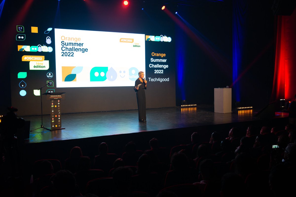 OrangeMaroc's tweet image. Sous le thème de “Tech4Good” et pour une première édition au Maroc 🇲🇦 Orange Digital Center a organisé ce 19 Octobre, la grande finale de l&apos;Orange Summer Challenge 2022 🏆, une compétition incontournable au profit de nos talentueux stagiaires.
#OSC2022