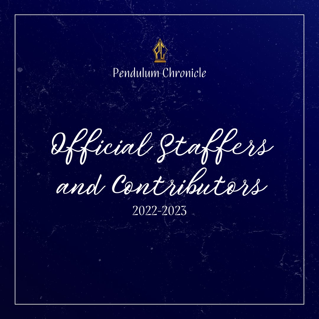 tpcacnsths's tweet photo. All aboard the Journ'ey! β¨
Pendulum Chronicle welcomes our official staffers and contributors for SY 2022-2023! ππ
See post here: https://t.co/aYmkZe3TqJ
#PendulumChronicle
#SwingToTheTop https://t.co/vGe8ezJZ2u