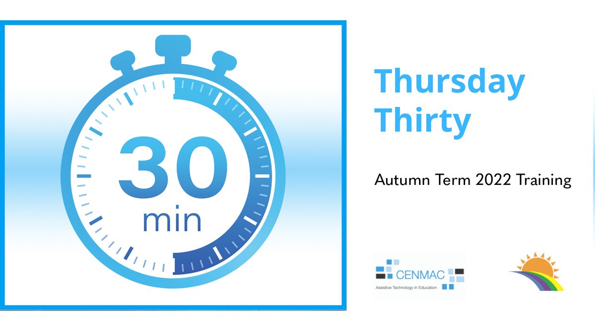CENMAC's tweet photo. We've got great free Thursday Thirty online training sessions coming up after half term including #Humanware #braille technology &amp; #DocsPlus for students with fantastic ideas but struggle to get them on paper &amp; more. Take a look: https://t.co/8AXVJjd7L1
@HumanWare @Cricksoft https://t.co/Gm7hSbov3j