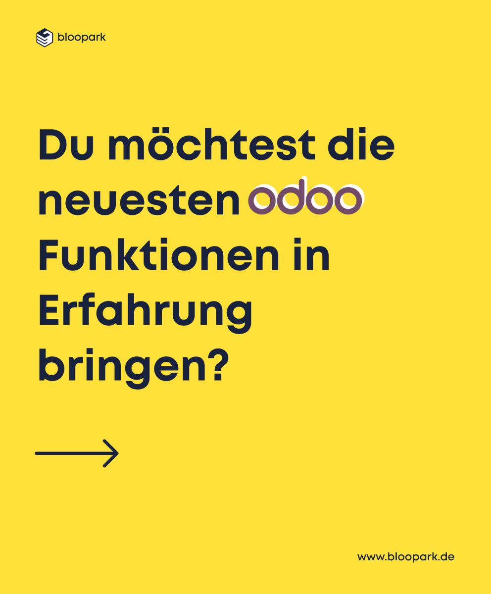 bloopark's tweet photo. ➡️ Du möchtest die neuesten Funktionen in Erfahrung bringen und herausfinden, ob sich ein Upgrade auf Version 16 lohnt?
Buche dein Beratungsgespräch mit unseren Experten unter https://t.co/OwUjVx7jOY
#odoo16 #odooupgrade #odooberatung #softwareconsultation #openupgrade https://t.co/Rkhv01J0N0