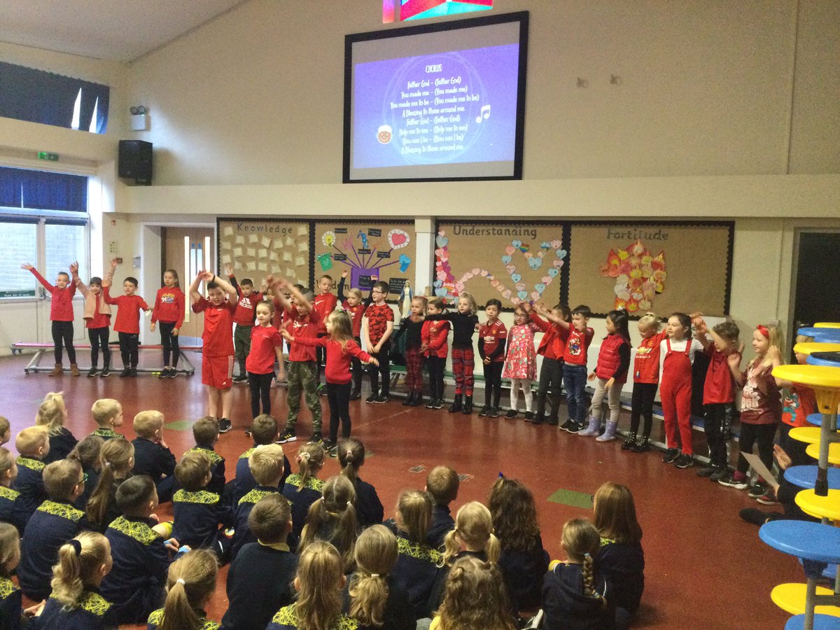 GA_Bury's tweet photo. Year 2 led our assembly on ‘Show Racism the Red Card’ ❤️ Well done Year 2 #Year2GA https://t.co/5V1OTHAvhO