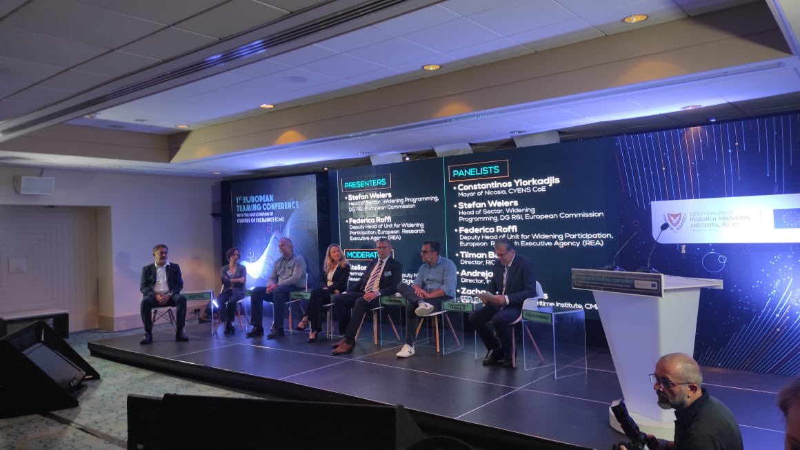 Deputy Ministry RID/Υφυπουργείο ΕΚΨΠ (@depminridcy) on Twitter photo PermSec <a href="/digitalchampcy/">Dr. Stelios Himonas</a> engaging in interesting discussions with Stefan Weiers, <a href="/FedericaRoffi/">Federica Roffi</a>, Constantinos Yiorkadjis, Tilman Becker, <a href="/AndrejaKutnar/">Andreja Kutnar</a> & <a href="/ZSiokouros/">Zacharias Siokouros</a>, on maximizing impact of the #Teaming calls in growing the #EU R&I ecosystem. PermSec <a href="/digitalchampcy/">Dr. Stelios Himonas</a> engaging in interesting discussions with Stefan Weiers, <a href="/FedericaRoffi/">Federica Roffi</a>, Constantinos Yiorkadjis, Tilman Becker, <a href="/AndrejaKutnar/">Andreja Kutnar</a> & <a href="/ZSiokouros/">Zacharias Siokouros</a>, on maximizing impact of the #Teaming calls in growing the #EU R&I ecosystem.