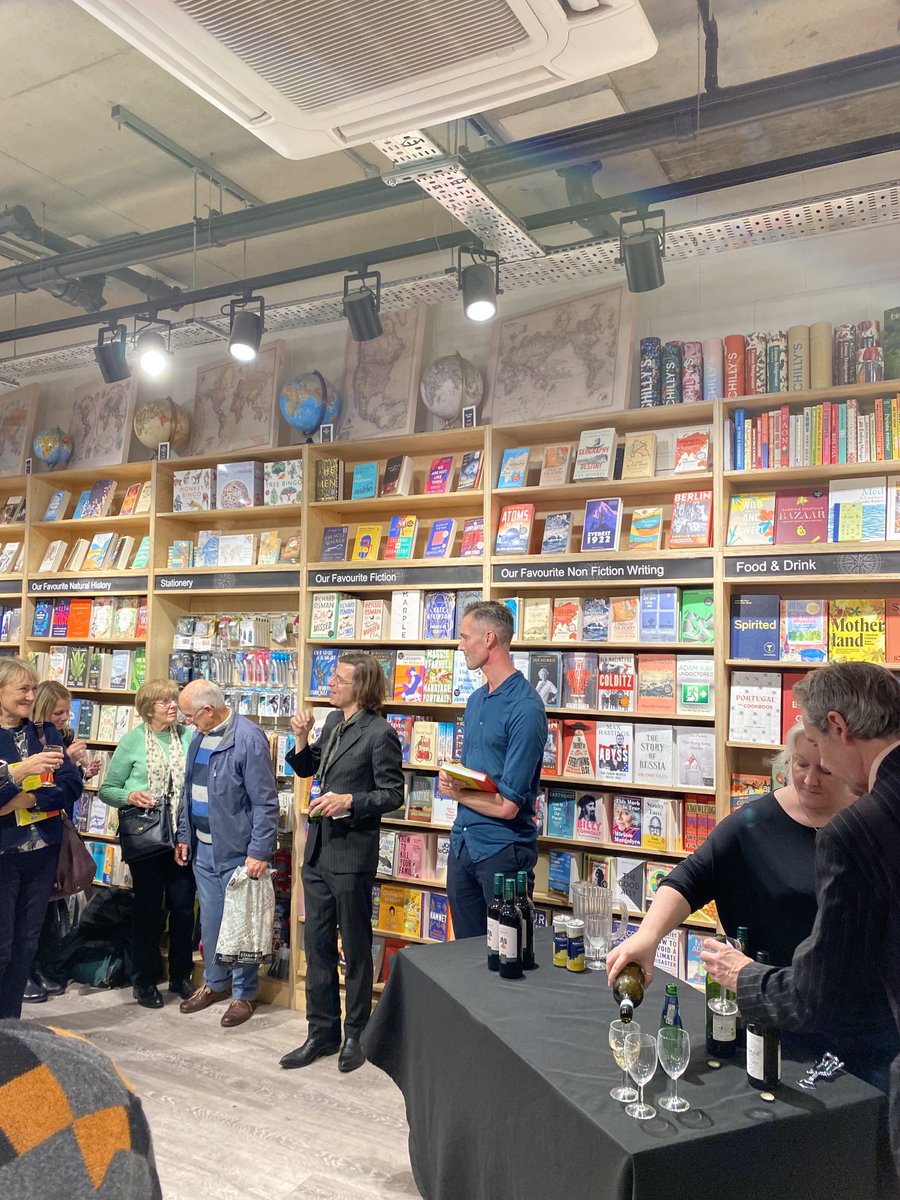 Good to celebrate the launch of Travis Elborough’s book of literary wanderings, The Writer’s Journey, at ⁦@StanfordsTravel⁩ last night. Both book and author looking dapper! ⁦@TheQuartoGroup⁩