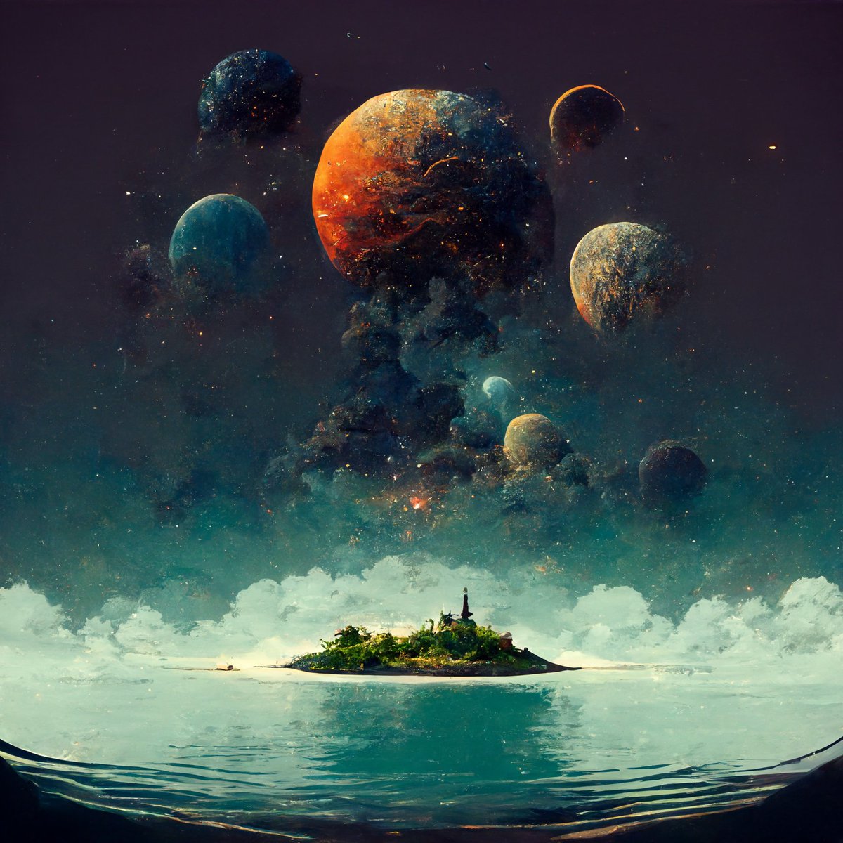 SawyLearning's tweet photo. 👉/imagine #SawyIsland👈
Así ve la #InteligenciaArtificial de @midjourney el concepto de #SawyIsland. 
¿Te lo imaginas?

 📅 1 de Noviembre, 2022
 🚩 @AltspaceVR 

#felizviernes #felizfindesemana #formacion #games #Metaverse #elfuturoestáaquí https://t.co/Q3mSTftMnt