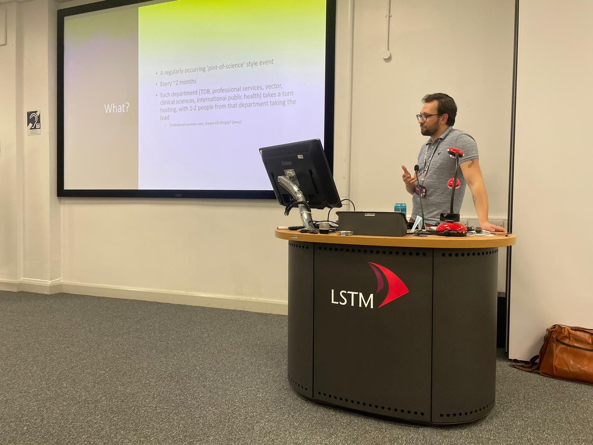 Yesterday evening CSRI postdoc <a href="/srhall106/">Steve Hall</a> co-hosted the first #AfterSchoolClub <a href="/LSTMnews/">LSTM</a>! 

The evening was a great success with talks from <a href="/DaireCantillon/">Daire Cantillon</a> on "Bugs, Drugs and DNA" and CSRIs own <a href="/AmyEMarriott/">Amy Marriott</a> and <a href="/CDawson171/">Charlotte Dawson</a> on "Drugs for North American Pit Viper Bites"!